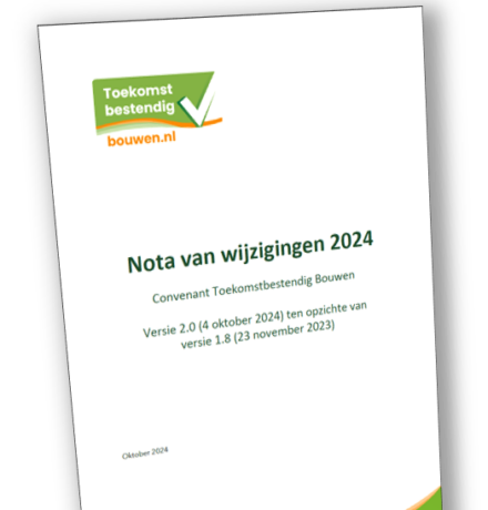 Nota van wijzigingen van 2.0-versie convenant